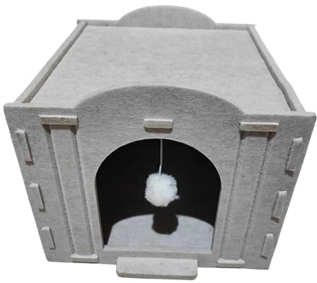 KiBcsLic Rascador para Gatos, Nido para Gatitos, Versátil, Rascador Grueso para Gatos, Lugar para Dormir, Descansar Y para Gatitos, Cuadrado