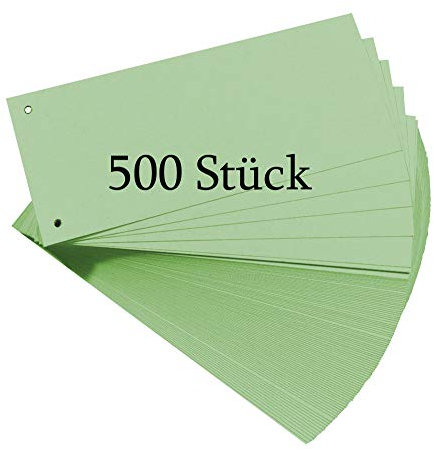 Herlitz 10843647 Trennstreifen, 100-er Packung (5er Pack)