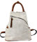 irisaa Damen Rucksack Daypack Tasche Umhänge Tasche Schulrucksack Schultertasche für Frauen und Mädchen, Damen Tasche:Beige