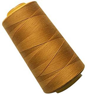 Ligne de couture de fils de jeans en polyester pour machine à coudre 3000 verges 20S 2 idéale pour piquer la machine à coudre à coudre à la main à coudre Utile