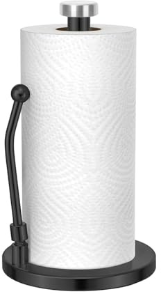 E-ROOM TREND Kitchen Roll Holder/Paper Towel Holder with Spring Arm