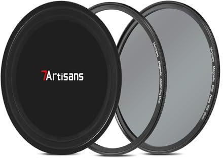 7artisans Nano-Magnetfilter UV-Filter ND-Lichtreduktionsfilter/CPL-Polarisationsfilter/GND-Verlaufsfilter/Black Mist 1/4 Porträtfotografiefilter geeignet für Objektiv(72mm ND8)
