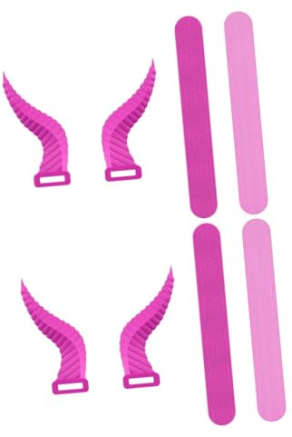 DOITOOL 2 Paar Kopfhörer-Horn-Dekoration Ornament-Stirnband Halloween-dekor Teufelshörner Kopfhöreraufsatz Kopfhörer Stirnband Hörner Stirnband Gaming-kopfhörer Zubehör Headset Kieselgel