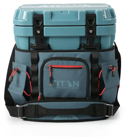 Titan High Performance 18.8 Litre (20 US Quart) Roto-Moulded Cooler – Heavy-Duty Ice Chest with Superior Ice Retention, Durable Construction, Ideal for Camping, Fishing, and Outdoor Use