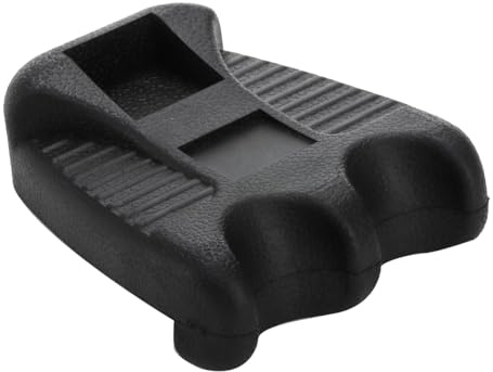 Rastapulz 1 soporte para taco de billar de 2 agujeros, portátil, ponderado, para taco de billar de plástico negro con soporte de tiza