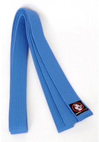 BUDOFIGHT Ceinture de Judo Bleue piquée