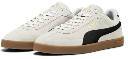 PUMA Unisex Club II Era Suede Trainers, Vapor Gray-PUMA Black-Gum, 9 UK