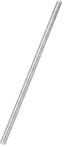 QUARKZMAN Barra Filettata Completa, M8 X 1 Mm Passo 304 Acciaio Inossidabile Filettatura Fine Destrorsa Perni Barre Filettate Lunghe 250 Mm/10 Pollici Per Fissaggi Ancoraggi Supporti