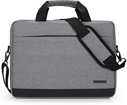Alfheim Maletín Ordenador Portátil Hombro Bandolera 15.6-16 Pulgadas Hombre Mujer Bolso Laptop Trabajo Ligero Suave para Negocios Escuela Ultrabook Compatible con Macbook Air/Macbook Pro 14 Inch