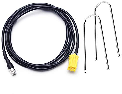 Cavo di ingresso audio stereo femmina 3,5 mm AUX per Fiat 500 Fiat Grande Punto Fiat Alfa 159 Romeo Lancia MP3 MINI ISO 6 PIN Cavo