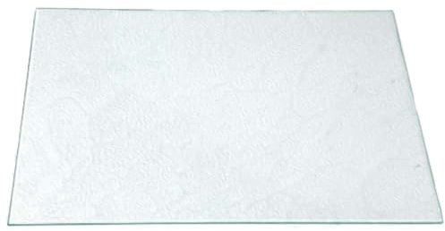 Kühlschrank Einlegeboden - Strukturglas Kathedral 4 mm – Glasplatte, eckige Ecken, alle Maße lieferbar (89,96 EUR/qm) - 470 mm x 265 mm