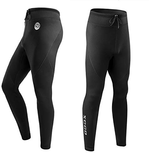 ZCCO Herren-Neoprenanzug, 1,5 mm lang, Neopren, zum Surfen, Kajakfahren, Schwimmen, Tauchen, Kanufahren (QSK-schwarz, 3XL)