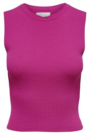 ONLY Damen Onlmajli S/L KNT Noos Top, Very Berry, M EU