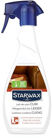 STARWAX - Latte per la cura della pelle - cura, idrata e preserva - alla lanolina - Spruzzatore 500ml - senza risciacquo - Pratico e facile da utilizzare