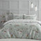 Catherine Lansfield Bedding Songbird King Duvet Cover Set with Pillowcases Sage Green