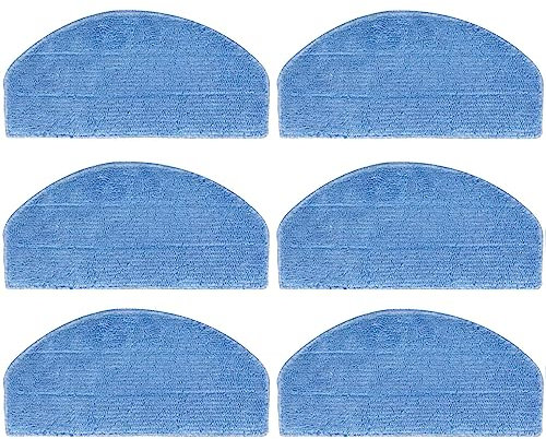 6 Stück Mopptücher Ersatz für Tikom G8000, G8000 Pro für Honiture G20, für Laresar Evol 3 Roboter-Staubsauger-Ersatzteile