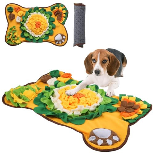 Schnüffelmatte für Hunde für große mittelgroße und kleine Hunde Haustier-Futtersuchmatte für Geruchstraining schnüffelteppich Hund