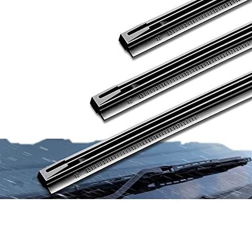 Limpiaparabrisas de vehículos 4 Uds 8mm/6mm hoja de limpiaparabrisas de coche insertar tira de goma (recarga) suave 14 16 17 18 19 20 21 22 24 26 28 Accesorios Limpiaparabrisas para todo cl