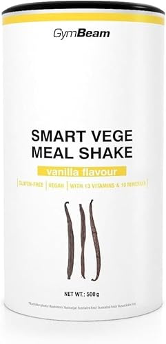 GymBeam Smart Vege Meal Shake 500g - Frullato Vegetale Salutare con Alto Contenuto di Proteine, Povero di Zuccheri, Ricco di Vitamine e Minerali, Pasto Sostitutivo per il Benessere di Ossa e Capelli