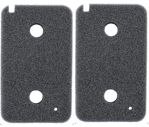 Filter passend für Miele 9499230 Trockner Wärmepumpentrockner | Fein-Grob | 220 x 130 x 30mm | Schwammfilter Filtermatte Kondenstrockner | Made in Germany Fusselfilter Schaumstoff (2er Set)