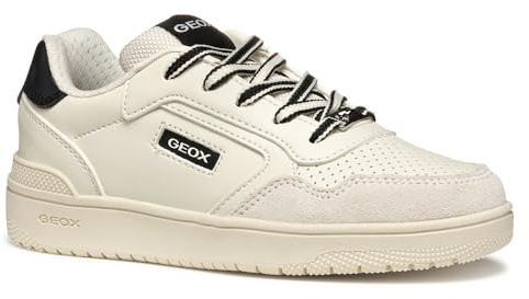 Geox J WASHIBA Boy D - Scarpe da Ginnastica Bambino, White,