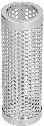 KIMISS Scatola per Affumicatura Rotonda in Legno per Affumicatori per Barbecue, Perfetta per Grigliare, Scatola per Affumicatura Facile da Usare, Ideale per Carne, Pesce e Verdure,