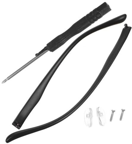 HOMSFOU 1Paire Bras de Lunettes de Rechange Accessoires de Réparation pour Lunettes de Soleil de Lecture Compatible avec Montures Design Élégant