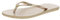 Roxy Viva, Chanclas Mujer, Metallic Gold, 39 EU