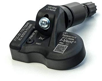 RDKS/TPMS – Reifendrucksensoren passend für: BMW 5 Serie - Typ F10 / F11 - (Bauzeitraum von 03/2014 bis 01/2017) - Metallventil Schwarz - OE-Nummer: 36106890964-1 Sensor mit Ventil