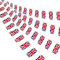 AhfuLife Union Jack Großbritannien Wimpelkette Fahnenkette Flaggenkette, 1 Stück 30 Flaggen Beidseitig UK Wimpel Girlande für 2025 Damen Fußball EM Eurovision WM VE-Day Party Bar Deko