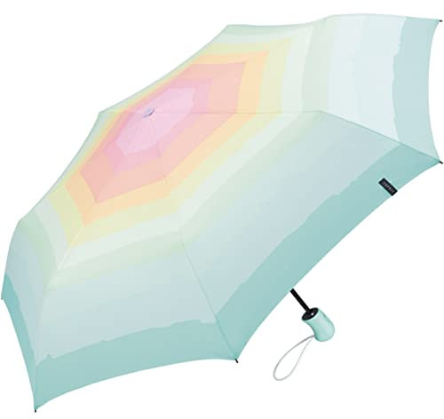 Esprit Taschenschirm Easymatic Light Auf-Zu Automatik Rainbow Dawn - aquasplash