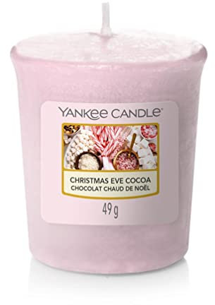 Yankee Candle Christmas Eve Cocoa Votivkerze, Weiß