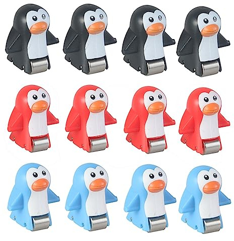 MagiDeal Slide Stairs Toy Spare Part Climb Stairs Toy Accs Animals Model Replace Cute Roller Coaster Toy Accessories for Boys Girls Birthday Gifts, 12pcs penguin