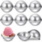 16 Stücke Seifenform Bath Bomb Molds, Bath Bomb Molds,Wady Metall-Formen für Badekugeln zum Selbermachen DIY Bad Bombe für Badekugeln