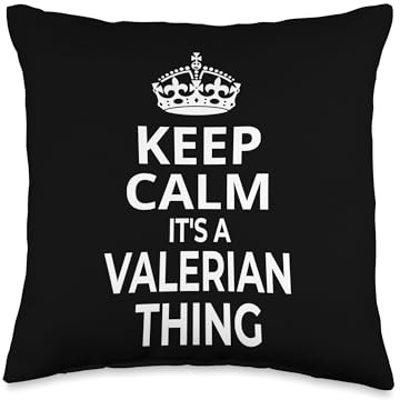 Valerian Personalized Name: Keep Calm It's A Valerian Thing! Throw Pillow
