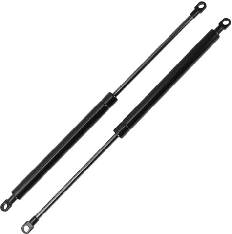 Motoforti 400mm/15.75 Gasdruckfedern 200N Gasfedern Schwarz Kohlenstoffstahl 2 Stücke Wohnmobil Auto Werkzeugkasten Deckel Aufbewahrungsbox Abdeckung Schranktür Abdeckung