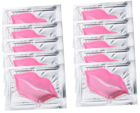 EXQUIMEUBLE 15 Piezas Mascarilla Labial De Colágeno Unidades Exfoliante Hidratante Para Labios Dead Skin Removal Nourishing Lip Mask for Lip Care