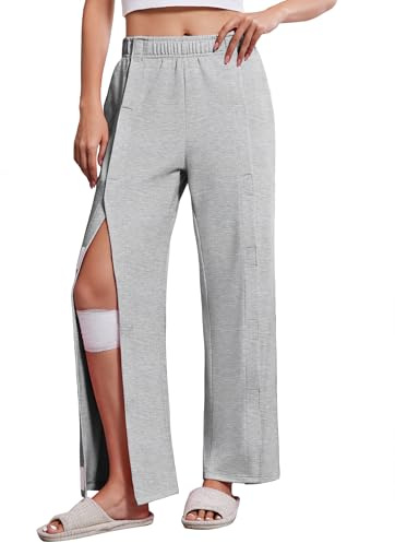 Deyeek Post Knee Surgery Pants for Women After Hip Replacement Sweatpants