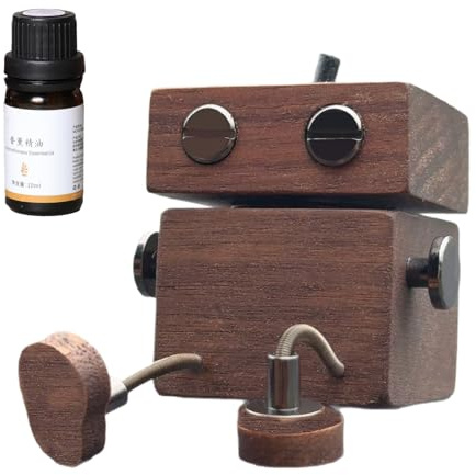 Zasdvn Purificateur D'Air Pour Voiture Contre Les Odeurs - en Bois Pieds Mobiles Parfum d'Ambiance Automobile | Éliminateur D'Odeurs Automobile Avec Aromathérapie Et Parfum Pour Hommes Et