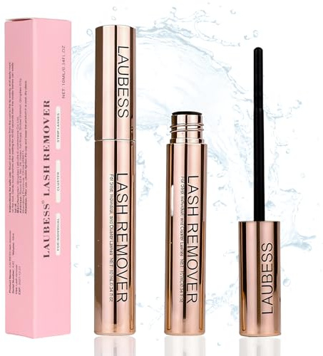 Remover Extension Ciglia Finte Ciuffetti Extension Ciglia 10ml LAUBESS Lash Clusters Remover Ciglia Finte DIY Lash Extension Kit