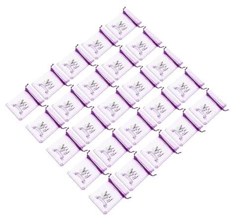 TOYANDONA 20piezas Bolsitas Vacías Cordón De Gasa Bolsitas De Vacías para Bolsas Lavanda Saquitos De Lavanda