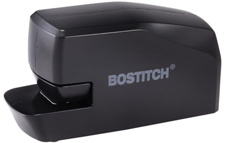 Bostitch Office Portable Electric Stapler, 20 Sheets, AC or Battery Powered, Black (MDS20-BLK)