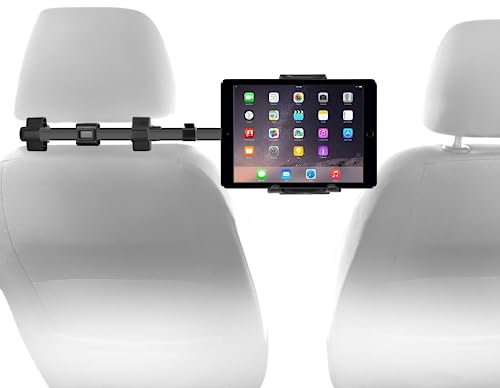 Macally HRMOUNTPROB KFZ-Halterung für Tablets und Smartphones mit Breite 11 bis 25 cm (4,5 - 10 Zoll) mit 2 verstellbaren Positionen und 360° Drehung