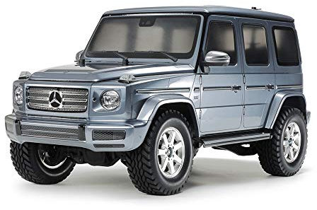 TAMIYA TAM58675 - 1:10 RC MB G-Klasse G500 (CC-02), Bausatz, zum Zusammenbauen, bebilderte Aufbauanleitung, ferngesteuertes Auto/Fahrzeug, Modellbau, Hobby, orginalgetreue Nachbildung, detailliert