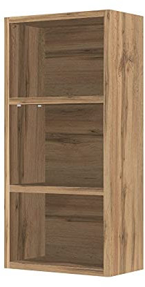 Wandschrank Dasa, 30 cm, mit 2 Einlegeböden, Eiche Wotan