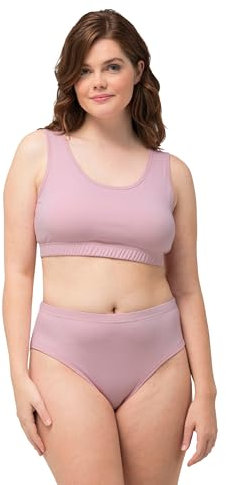 Ulla Popken Damen Bustier T-Shirt-BH, Navy Blau, 46-48