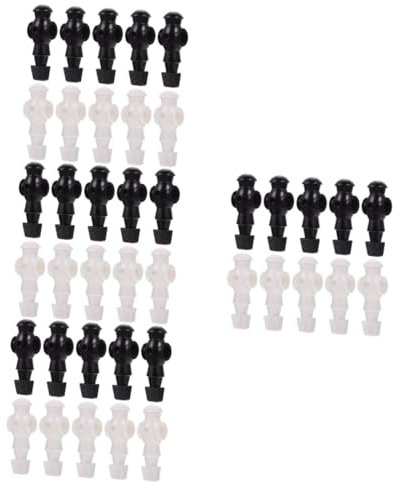 Toddmomy 40 Stk Fußball-Maschinenpuppe Kickerfigur Desktop-Fußballspiel-Spielzeug Eishockey Spielzeuge Spielzeug für Fußballspieler Harz-Tischfußballjungen Luft Statue Fußballtisch Zubehör