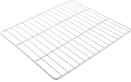 IWOWHERO Séparateur de Grille Métallique pour Congélateur 45X40 CM Étagère Amovible en Maille Blanche Organiseur D’Espace pour Réfrigérateur et Congélateur Compatible Usage Domestique