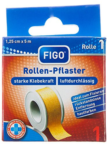 Figo Rollenpflasterschmal, 2er Pack (2 x 1 Stück)