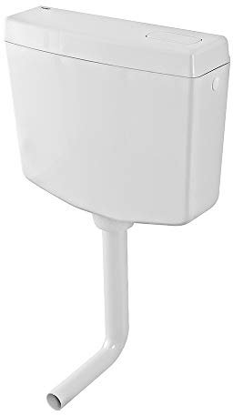 Inbagno Cassetta a Zaino di Risciacquo Valsir Modello Flash 473541 Bianca 10 Litri